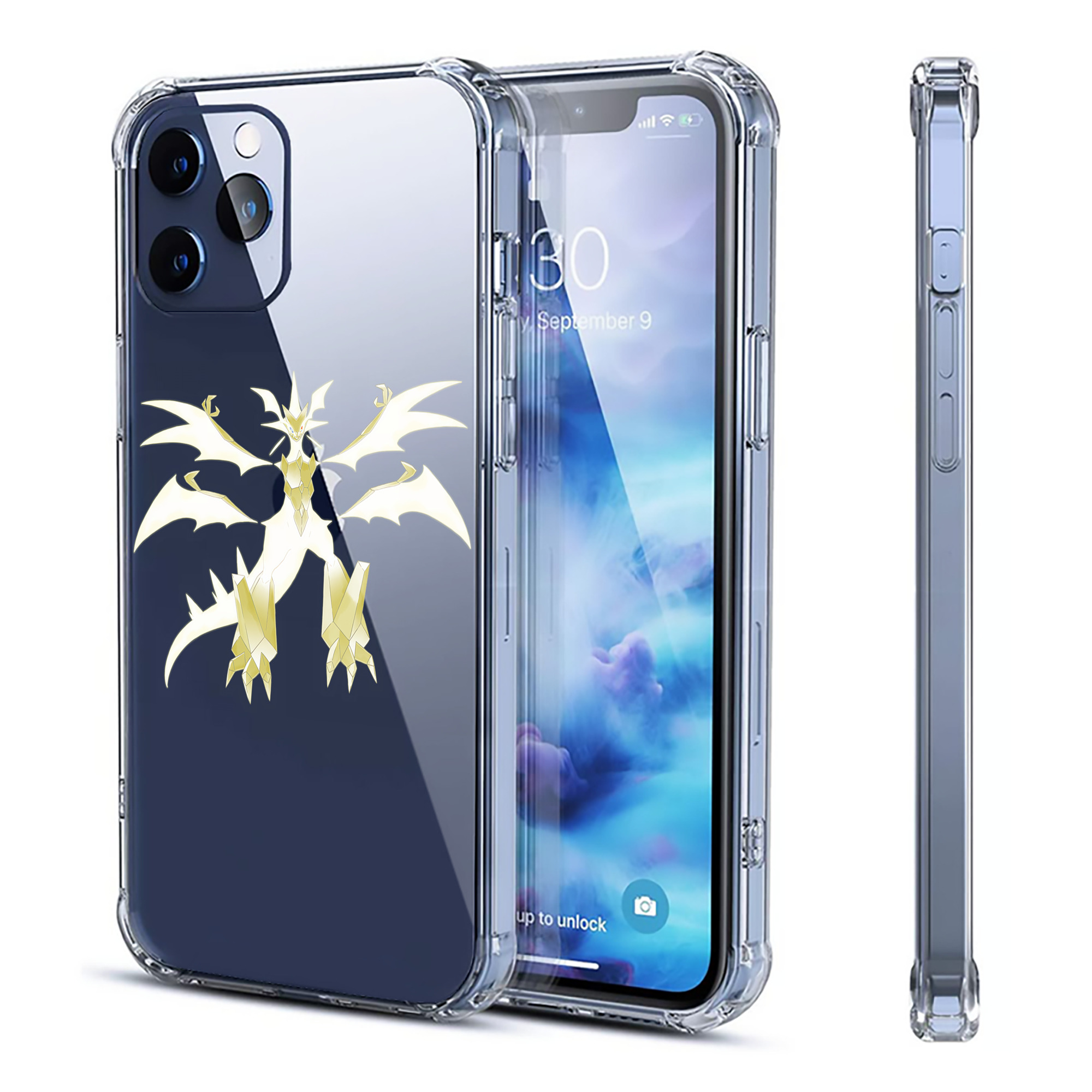 （画像用） ポケットモンスター Pokémon 【iPhone 12シリーズ対応】透明スマホケース（クリアソフトケース）
